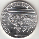 1993 - Lire 500  Orazio Argento Moneta di Zecca Italia